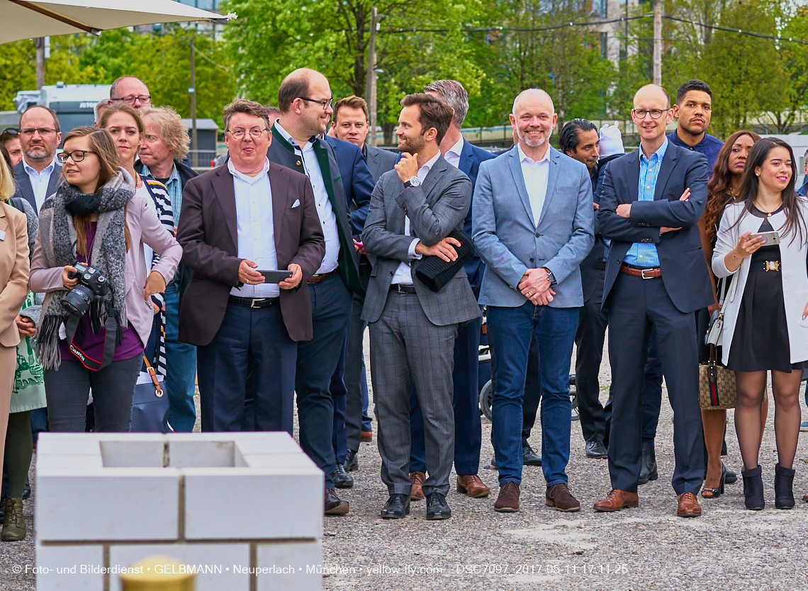 11. Mai 2017 - Grundsteinlegung für die LOGE und dem Kulturquadrat in Neuperlach